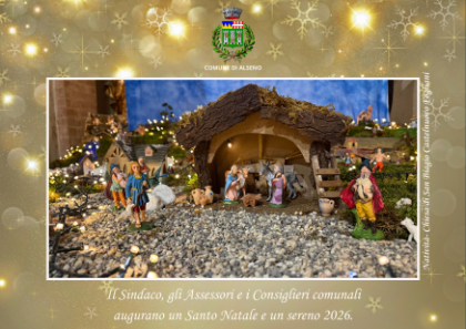 Gli auguri di Natale dell'Amministrazione Comunale 
