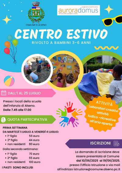 CENTRO ESTIVO 3-6
