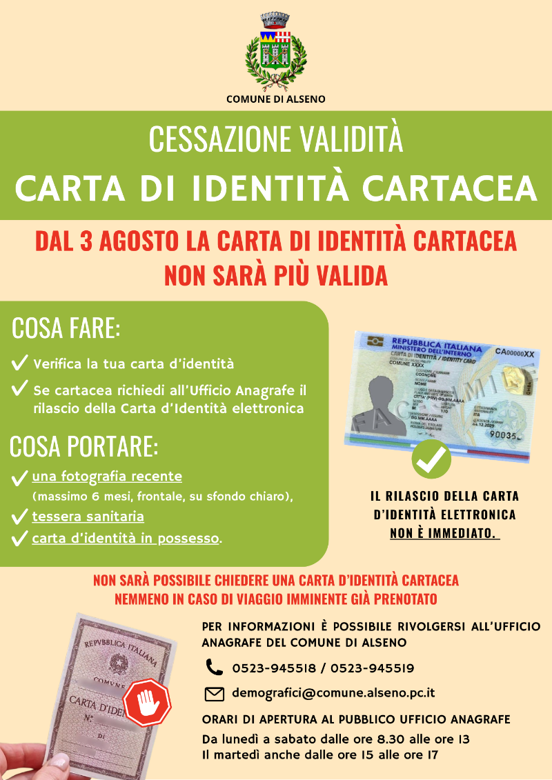 CESSAZIONE VALIDITà