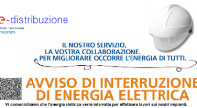 Avviso Interruzione Energia Elettrica