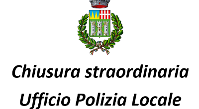 Chiusura Ufficio Polizia Locale