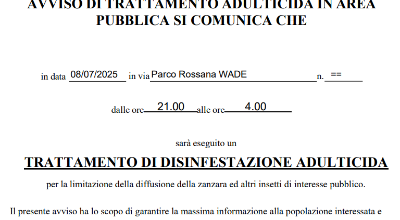 Trattamenti disinfestazione